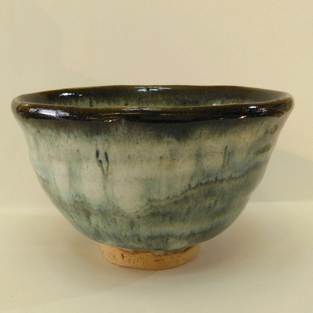 [未使用] 岡本研作 酒津焼 抹茶碗 / 六代目 / 皇室献上窯