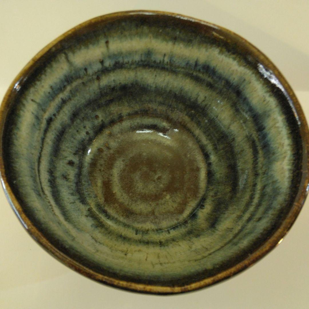 [未使用] 岡本研作 酒津焼 抹茶碗 / 六代目 / 皇室献上窯