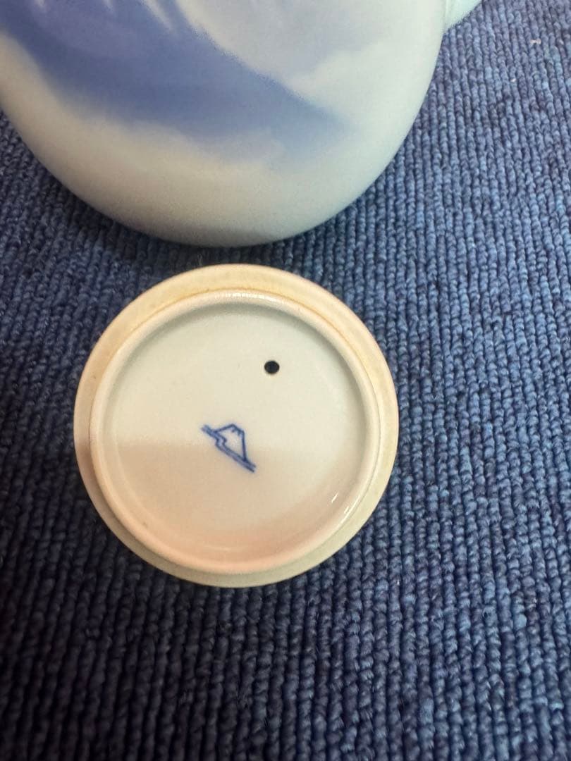 1836 深川製磁　富士山文　茶器セット　急須1客　湯呑5客