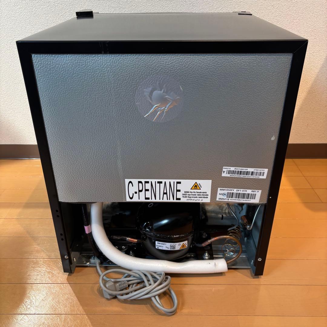 maxzen マクスゼン 2024年製 1ドア 冷蔵庫 JF047HM01GR