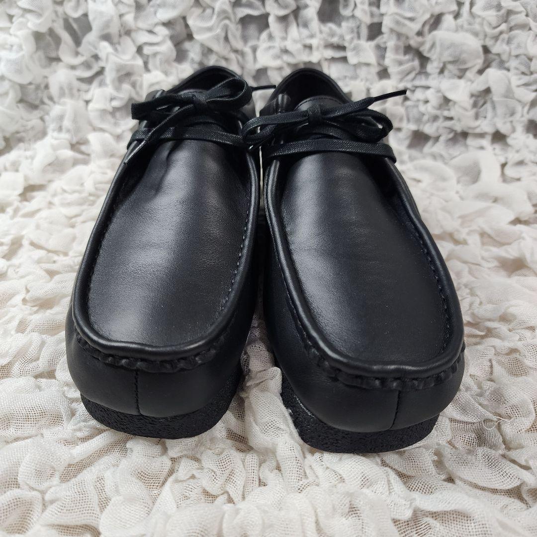 バトこし未使用 クラークス ワラビー エボ ウォータープルーフ レザー