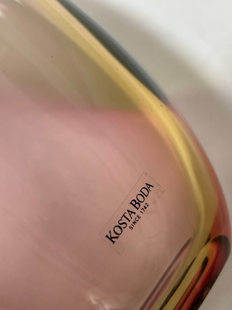 kiri様　コスタボタ　ピンクグラデーションガラスボトル