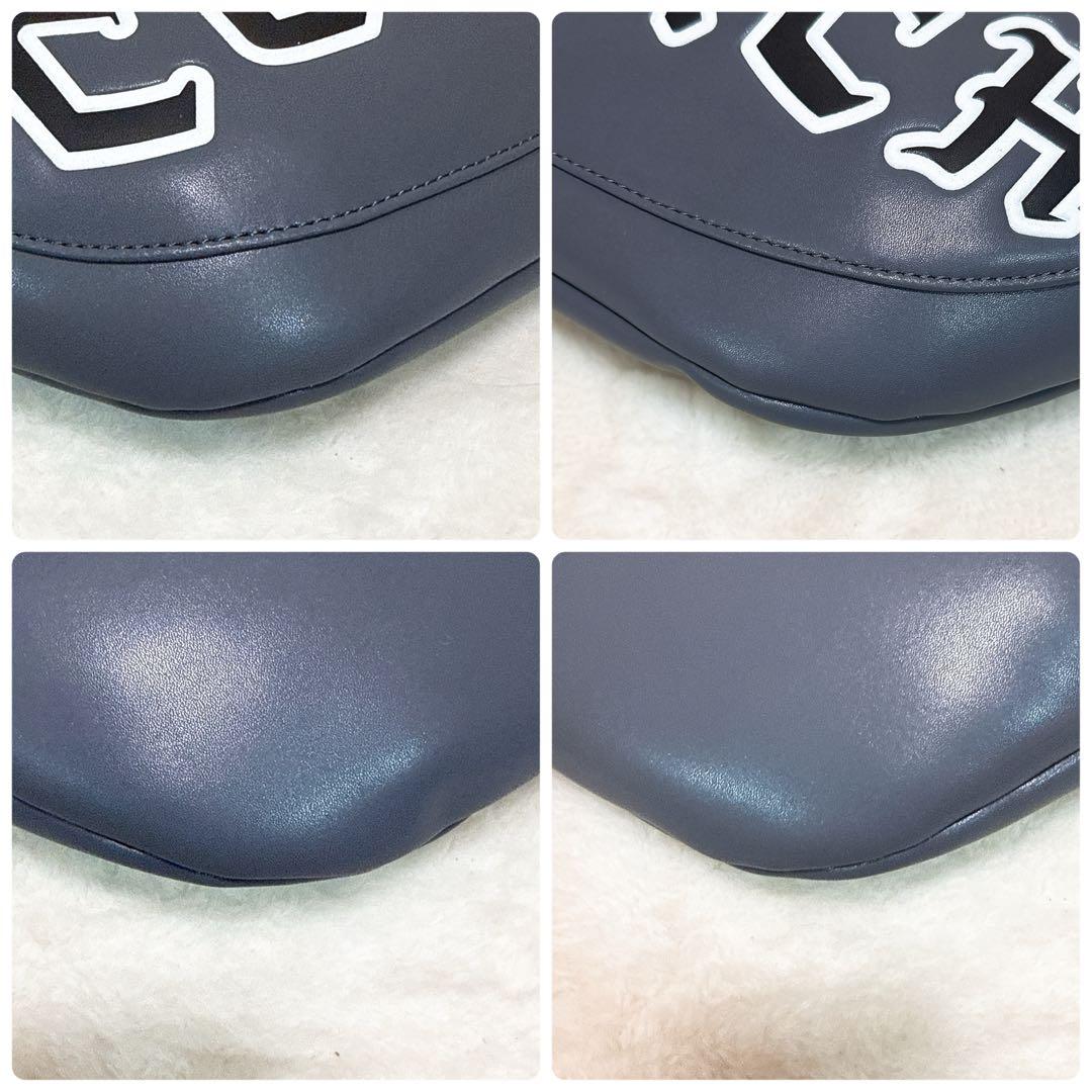 極美品✨ コーチ ウォーレン ベルト バッグ ウエストバッグ レザー グレー