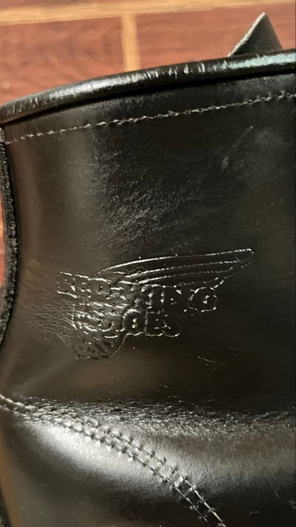 souma ‼️ RED WING ブラックレザー ワークブーツ