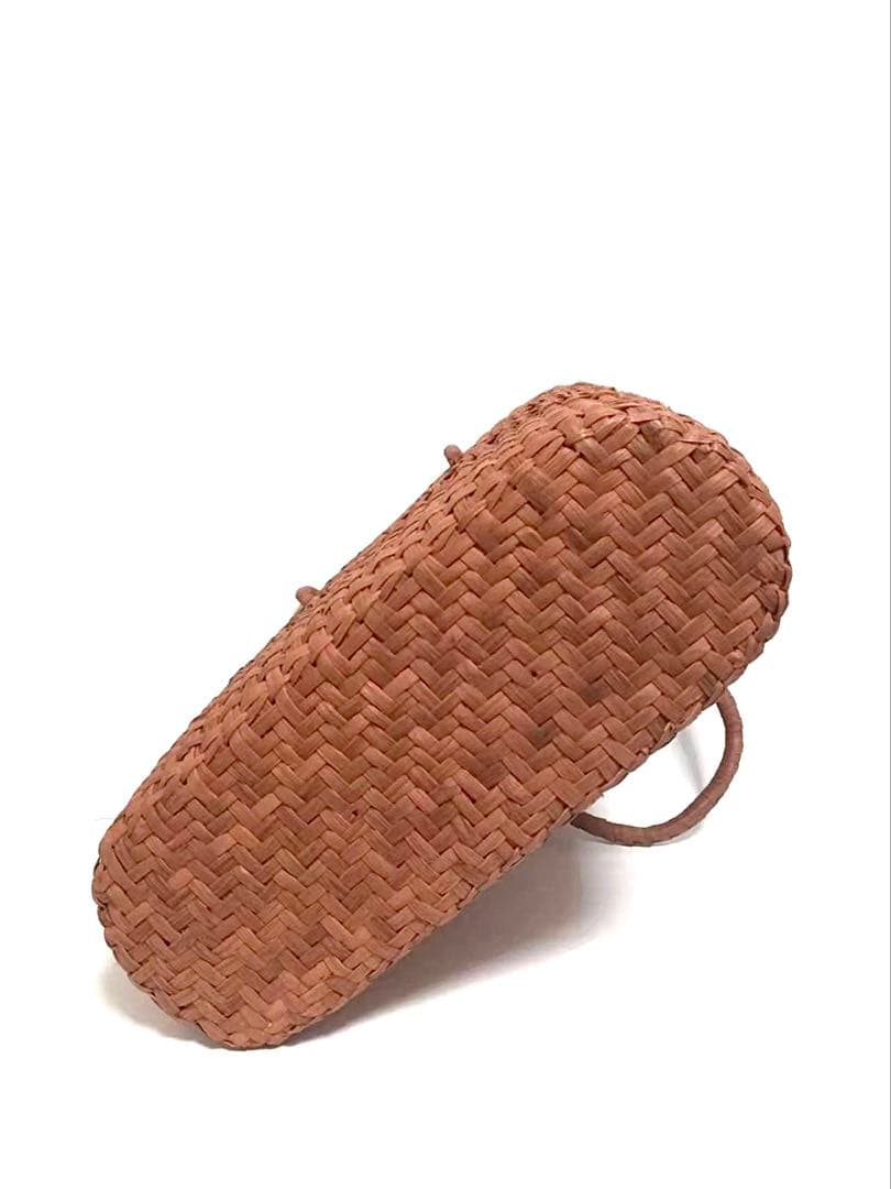 山葡萄バッグ円形葡萄柄