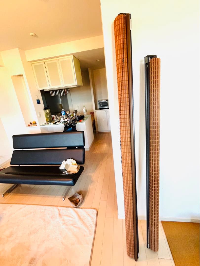 竹製ロールブラインド 幅160cm 高さ215cm