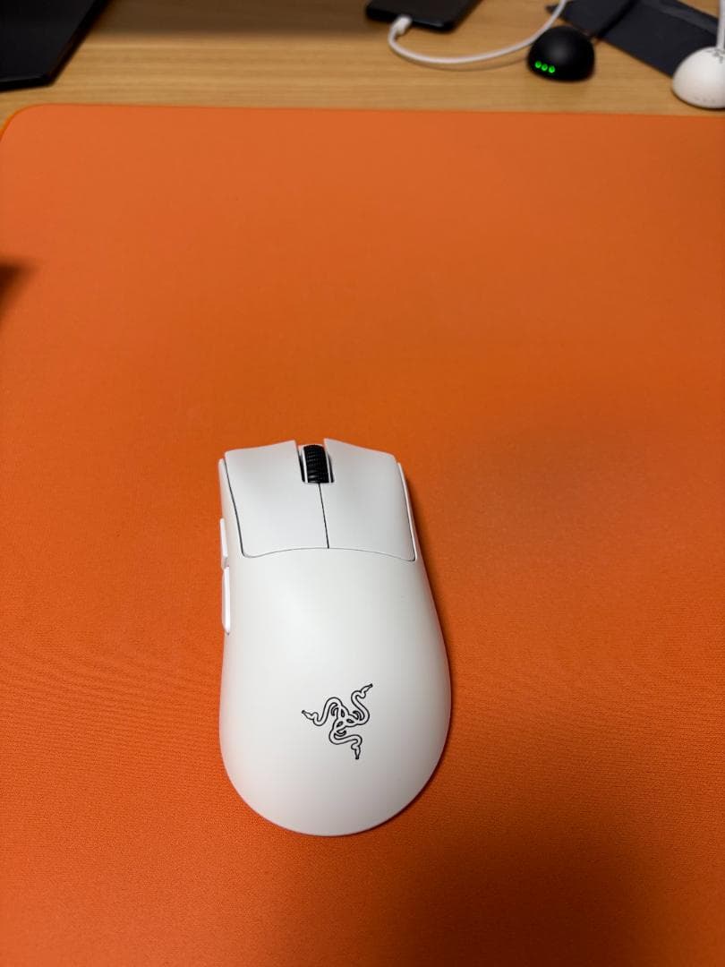 Razer DeathAdder V4 Pro 8000Hz ホワイト 美品