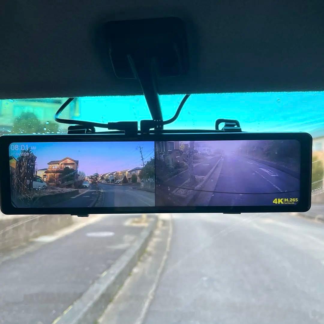 ドライブレコーダー／インナーミラー/Carplay/AndroidAuto/ナビ