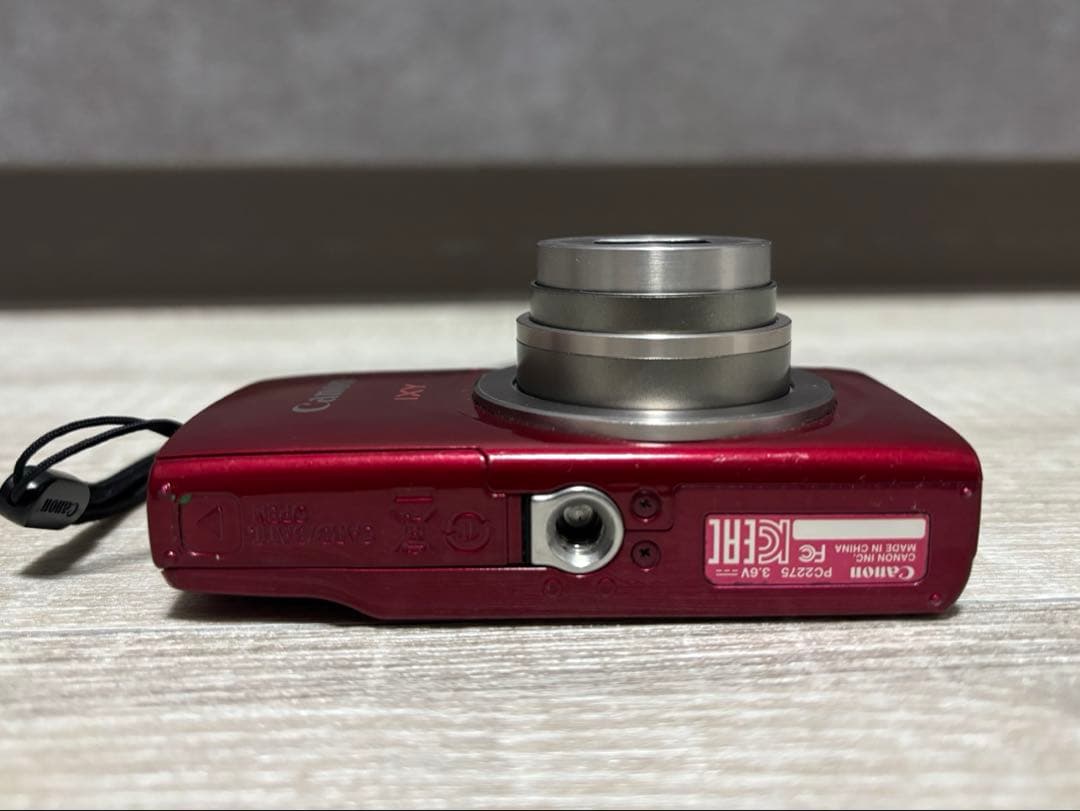 Canon IXY180レッドコンパクトデジタルカメラ