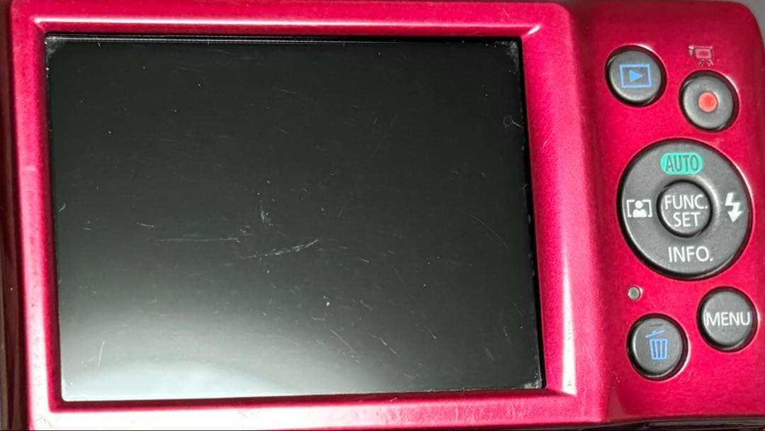 Canon IXY180レッドコンパクトデジタルカメラ