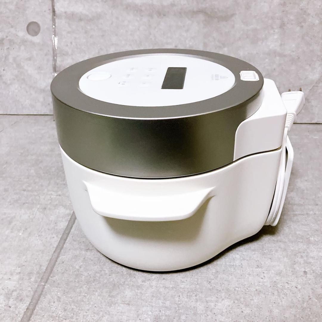 バルミューダ The Gohan K03A-WH 電気炊飯器 3合炊き ホワイト