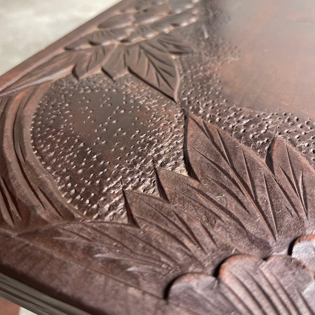 軽井沢彫り　1〜2人がけテーブル