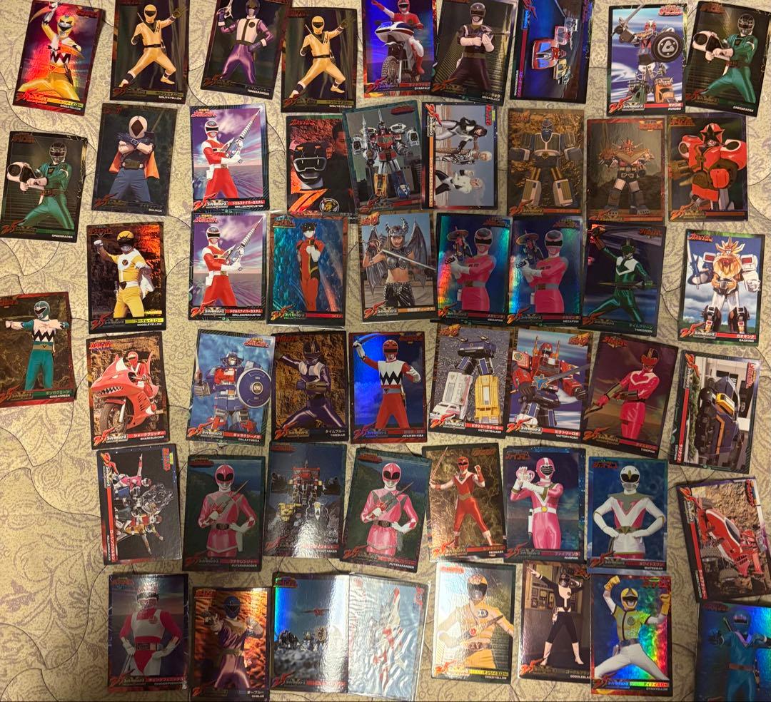 スーパー戦隊25周年　アニバーサリーカード332枚セット➕ダブり５０枚