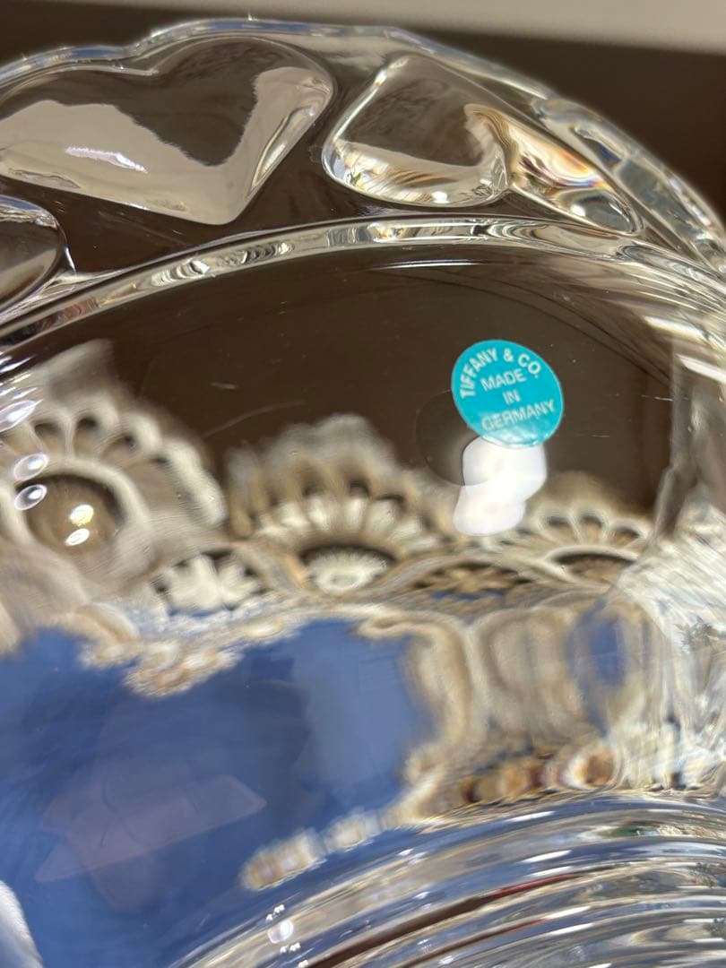 TIFFANY＆Co.　ティファニー　クリスタルガラス　ハート