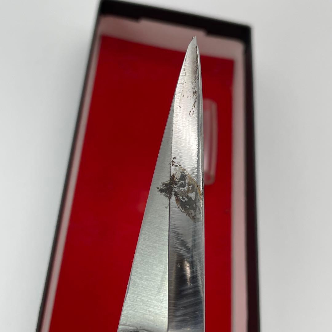 【M38】本革巻　おの義刃物　双刃型　両刃芽切鋏　8インチ　剪定鋏