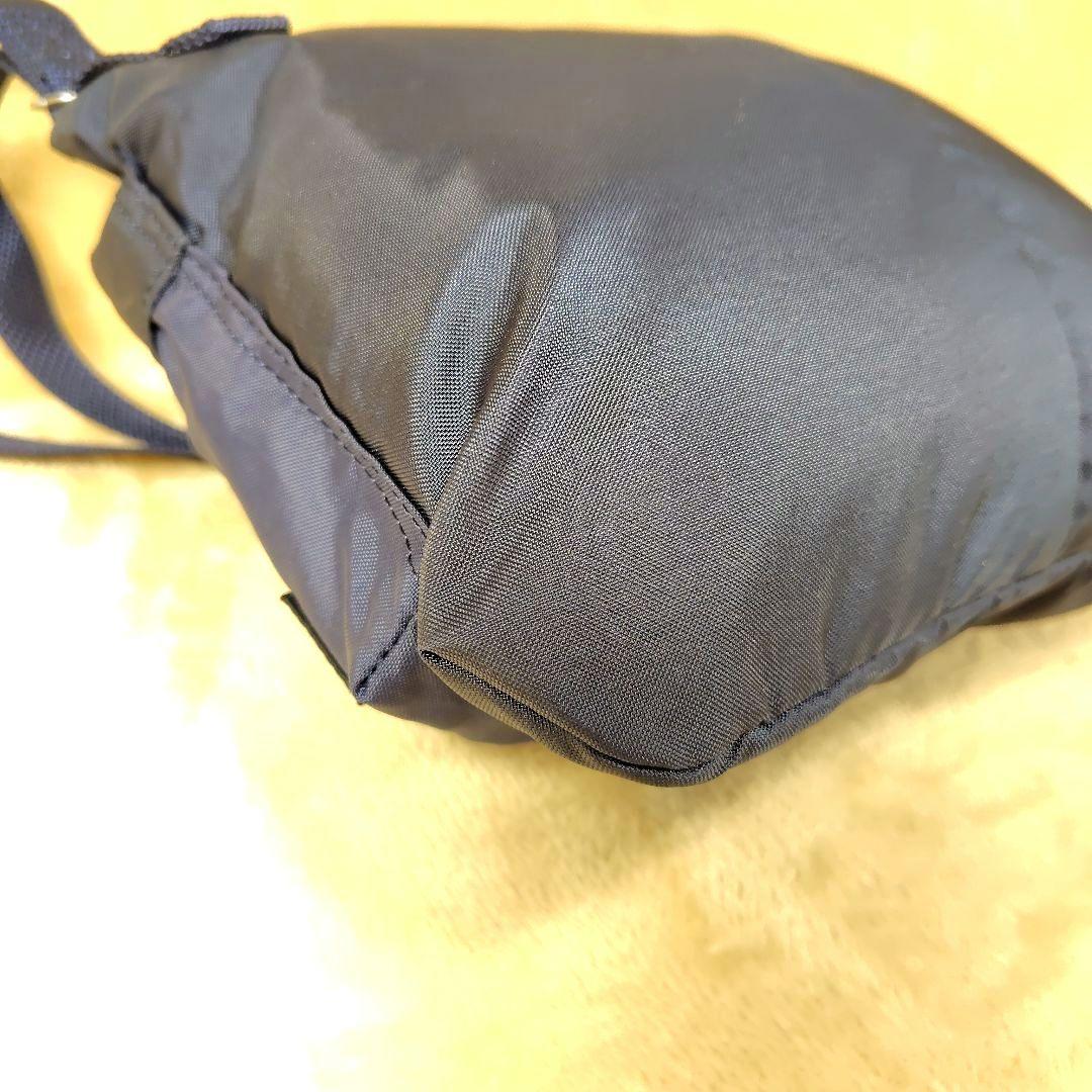 未使用級 PORTER ポーター フォース ショルダーバッグ サコッシュ 紺色