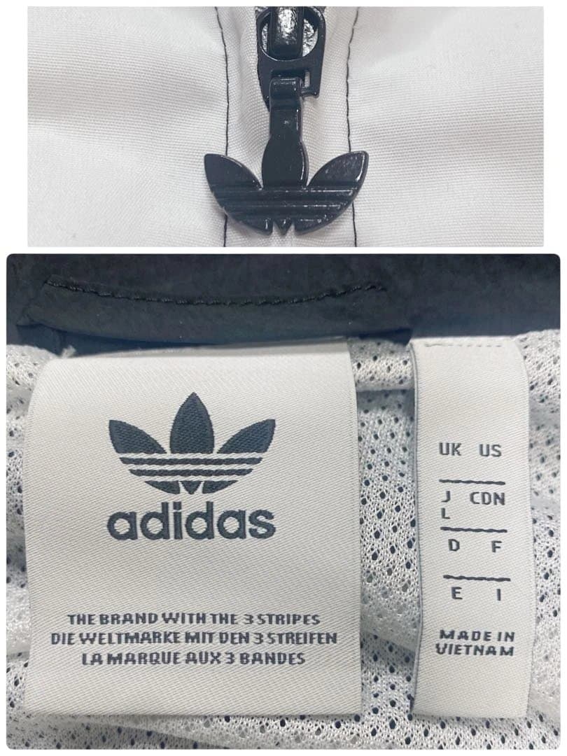 アディダス オリジナルス ビッグトレフォイル ナイロンセットアップ　黒（L）