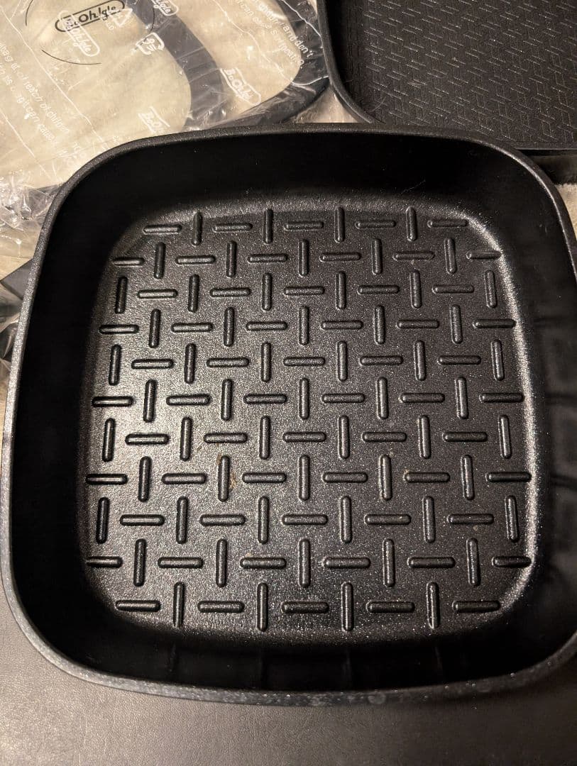 【値下げ】ボオグル　クラッシックブラック　9点セット　IH ガス　取っ手付