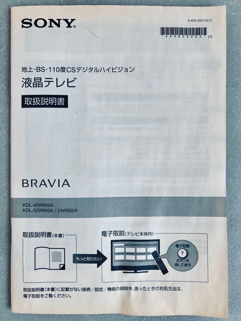 SONY BRAVIA 32 インチ 液晶 テレビ 送料込み