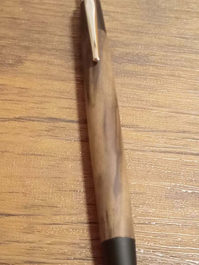 野原工芸　黒柿　シャープペンシル　シャーペン　銀金具