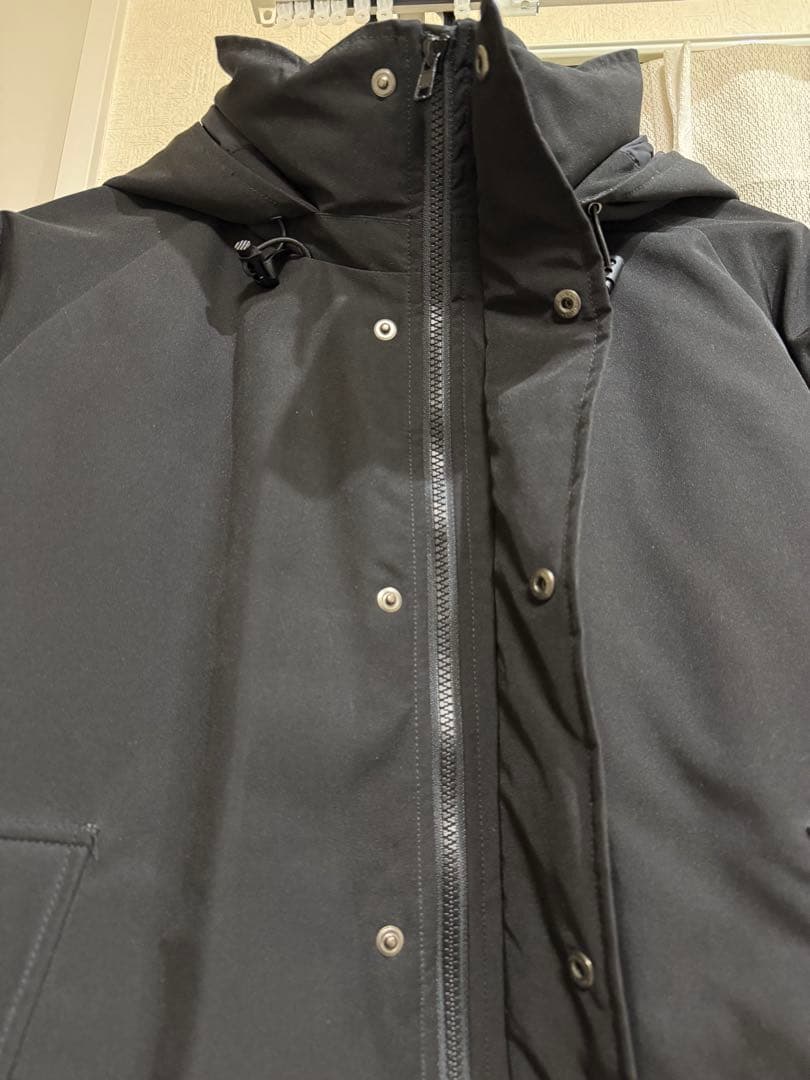 DANTON ダントン ブラック フード付き ダウンジャケット／中綿ジャケット