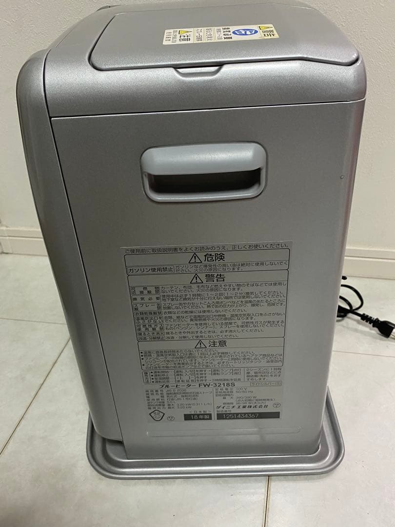 Dainichi FW-3218S 石油ファンヒーター　2018年製