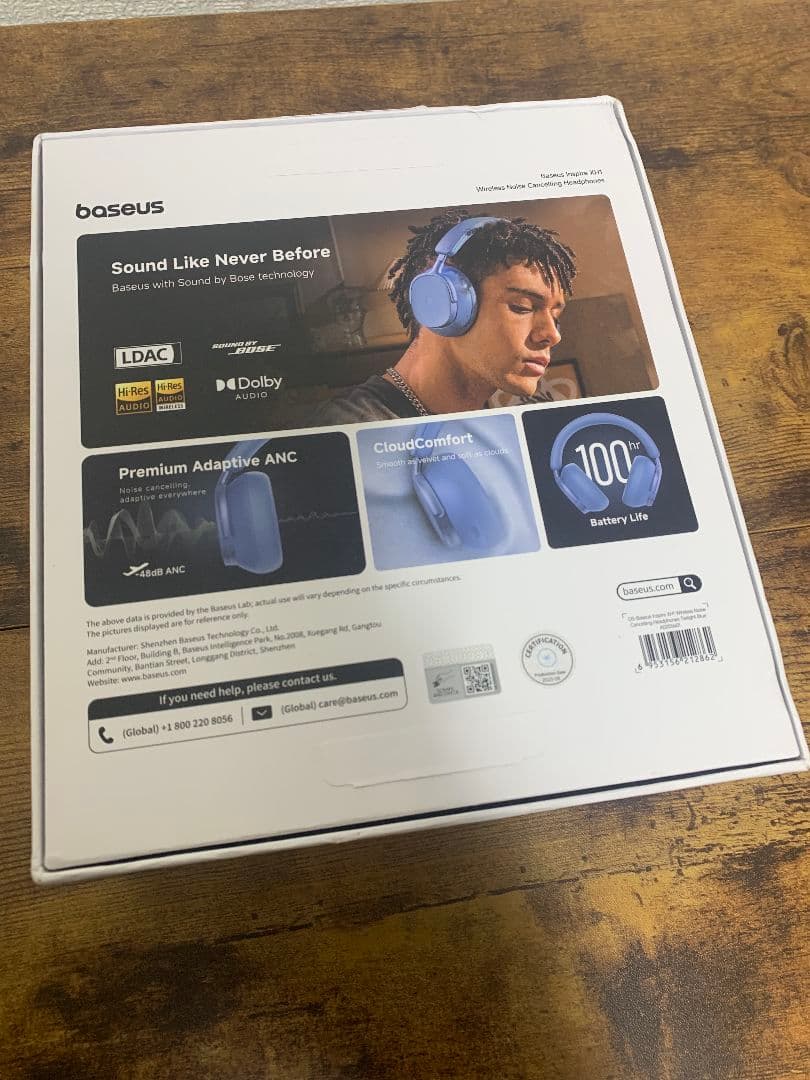 ほぼ新品Baseus Inspire XH1 Bose監修 ノイズキャンセリング