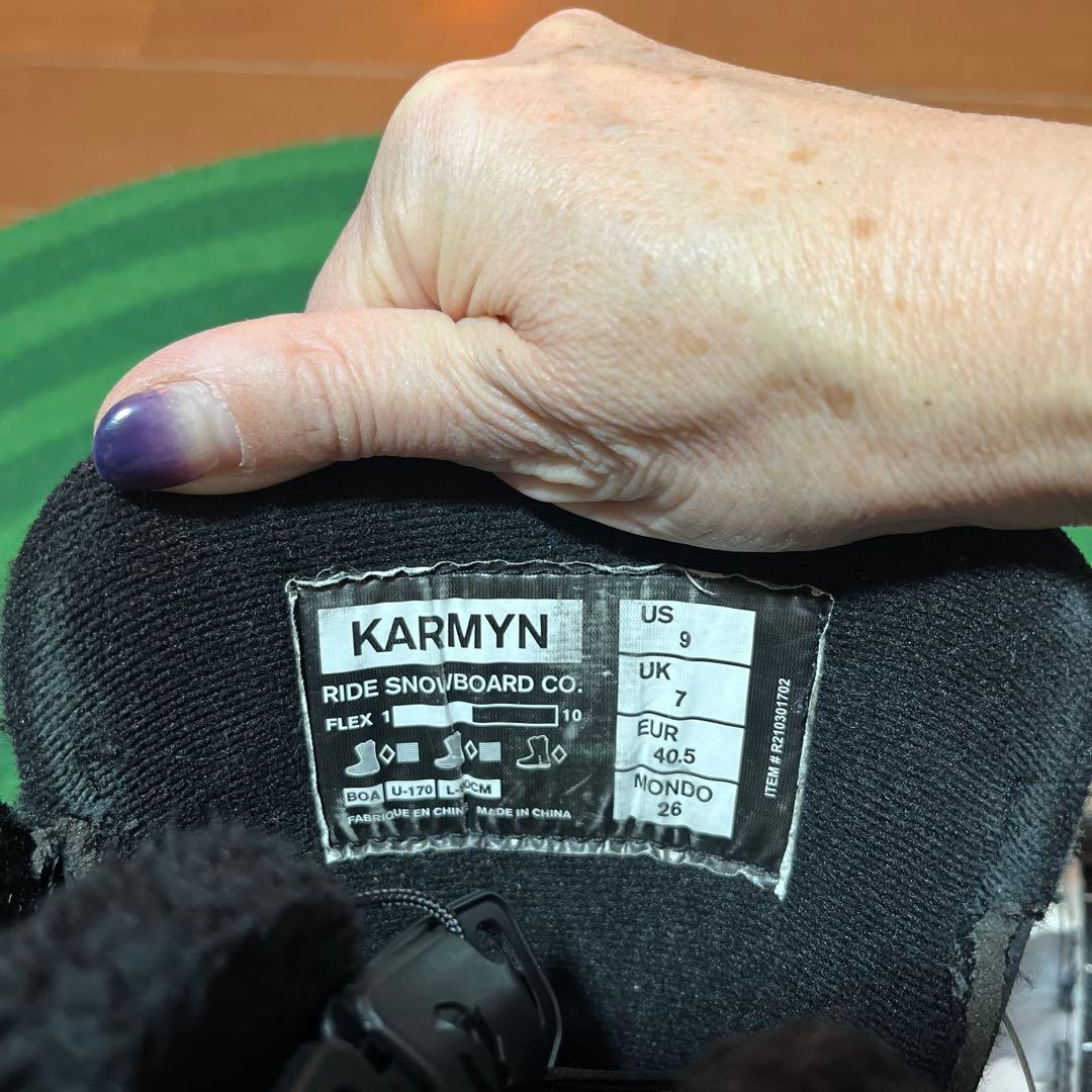 希少　スノーボードブーツ　レディースRide KARMYN 26.0