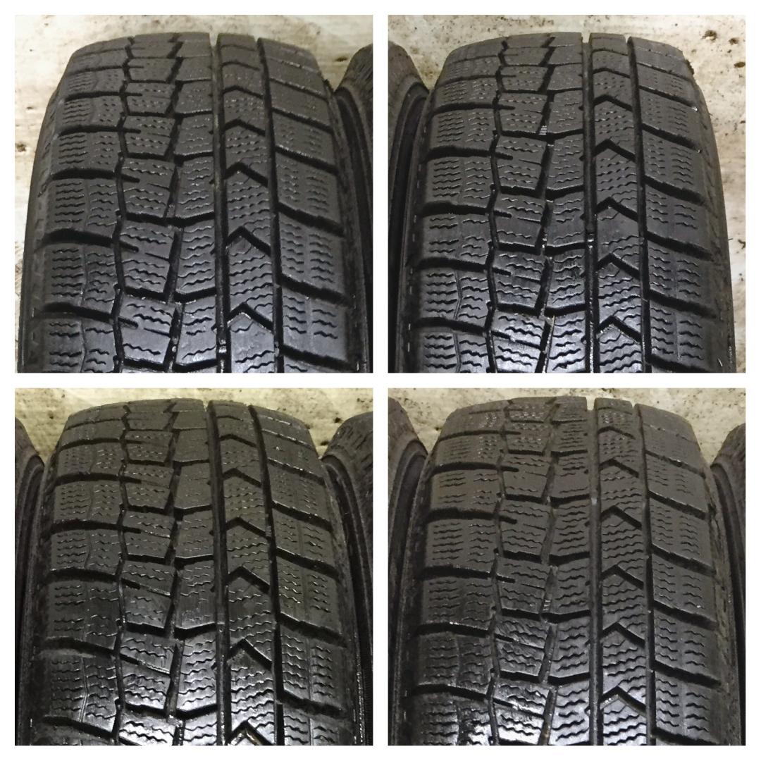 専用148 DUNLOP WM02 155/65R13 8分目 スタッドレス