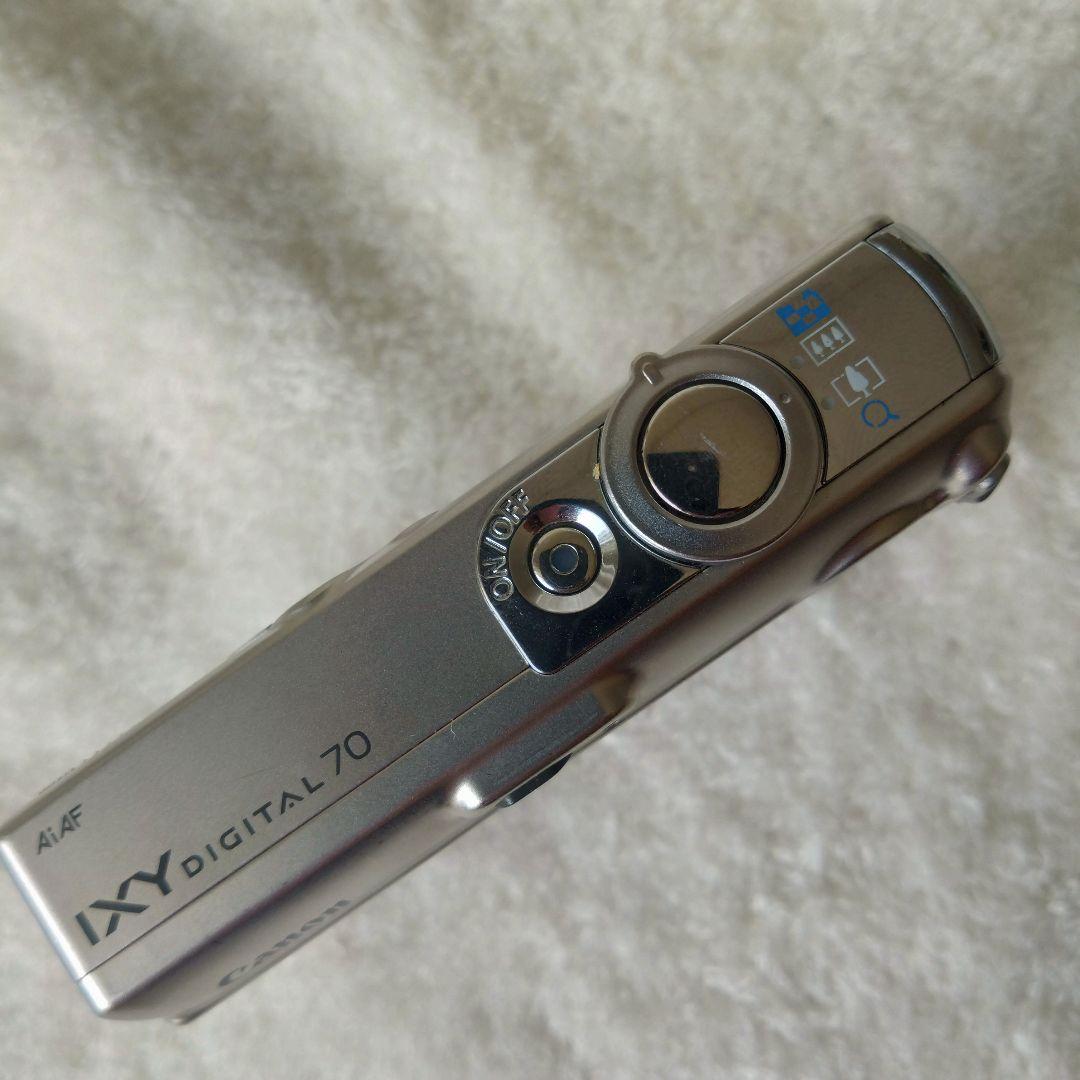 動作品 キャノン Canon IXY DIGITAL 70 バッテリー新品