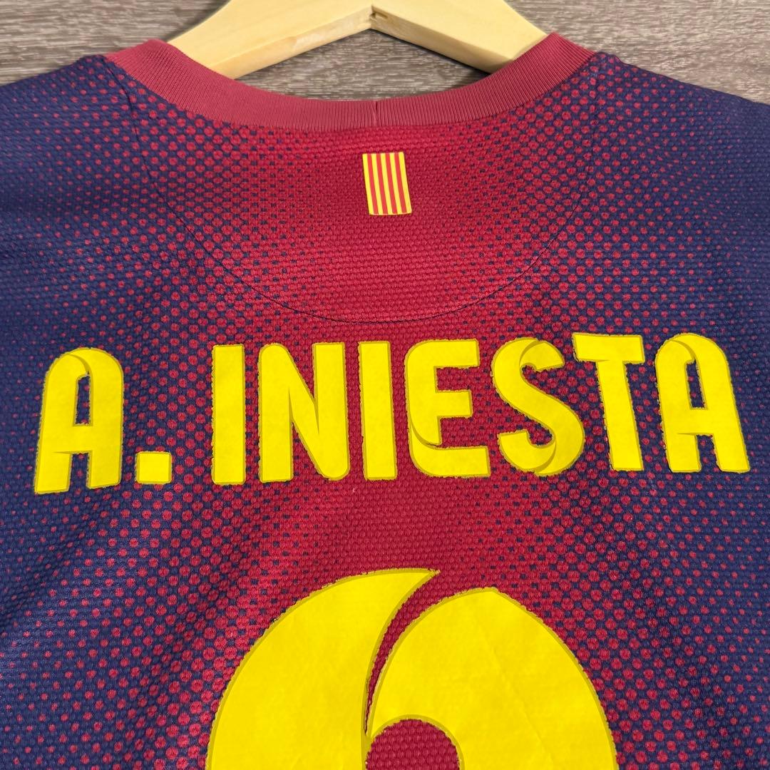 Nike国内正規品 FCバルセロナ 12/13 イニエスタ ホーム ユニフォーム