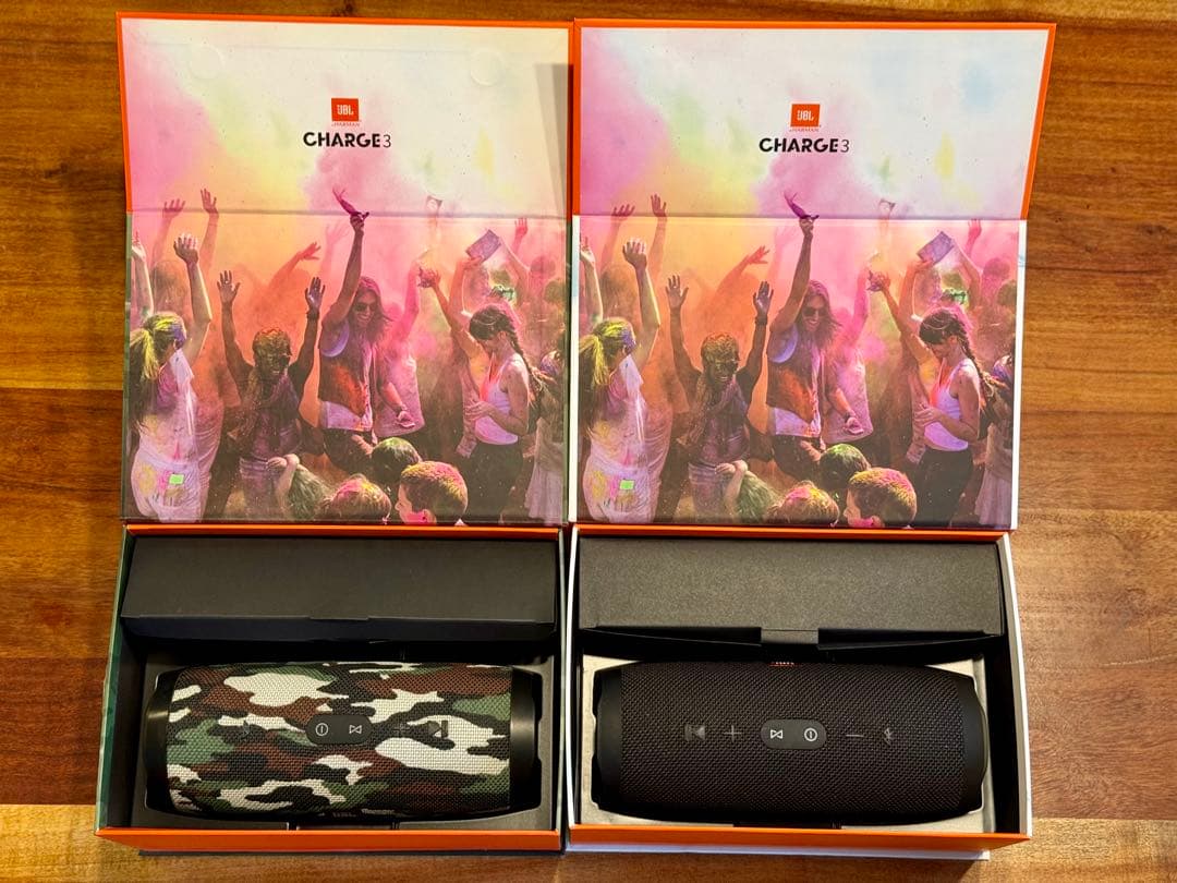 JBL Charge 3 迷彩・ブラック 2台セット