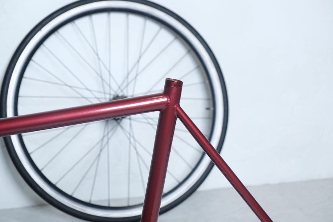 自転車本体 fuji feather Porsche993 arena red paint