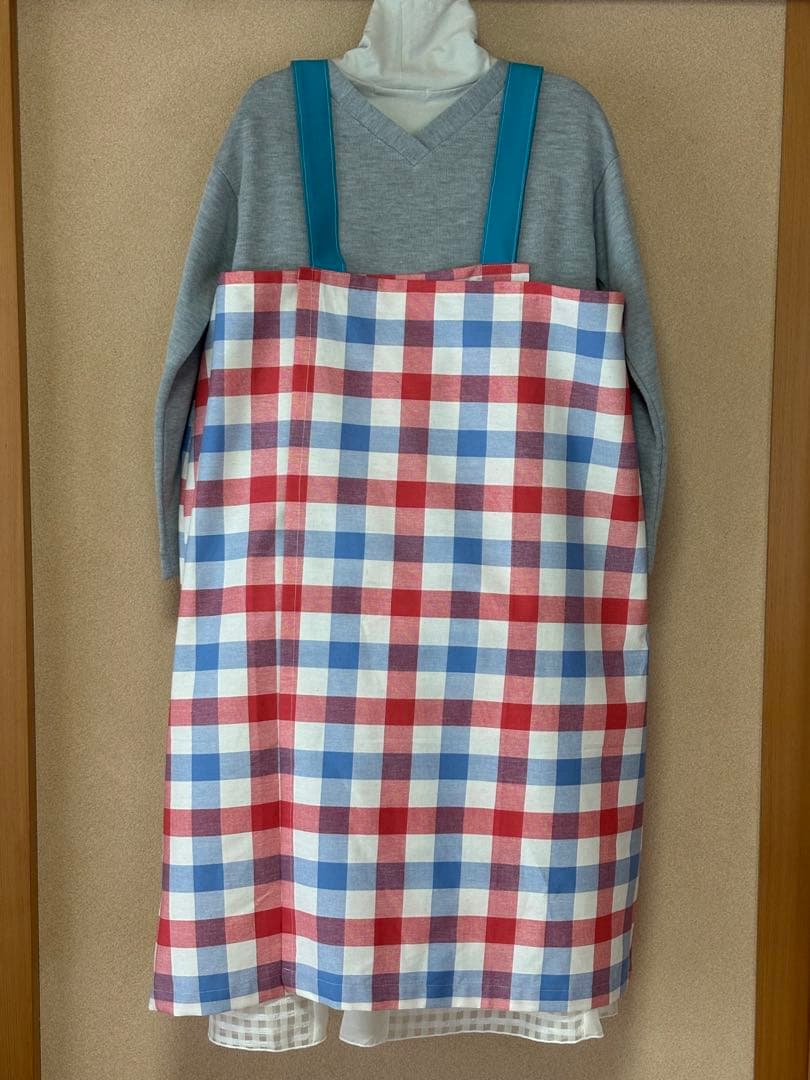 【 handmade 】ぽっちゃりエプロン※2L〜3L・チェック