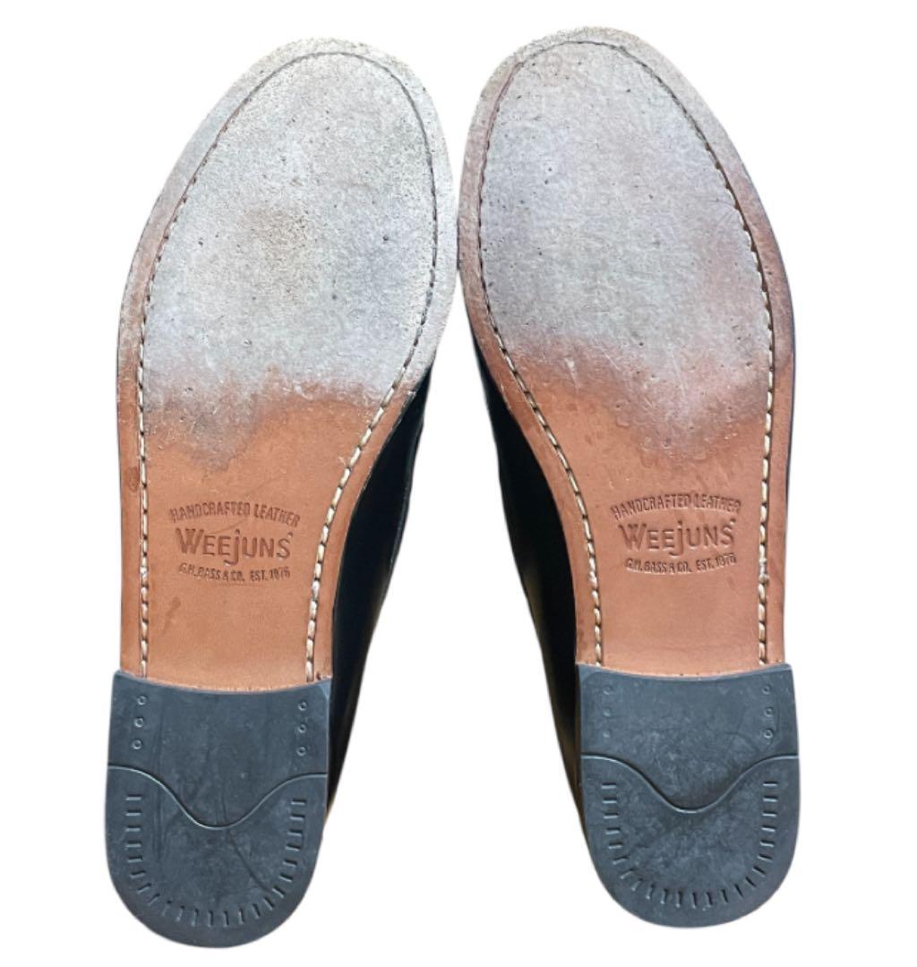 G.H.BASS WEEJUNS キルトタッセル ローファー ブラック 黒