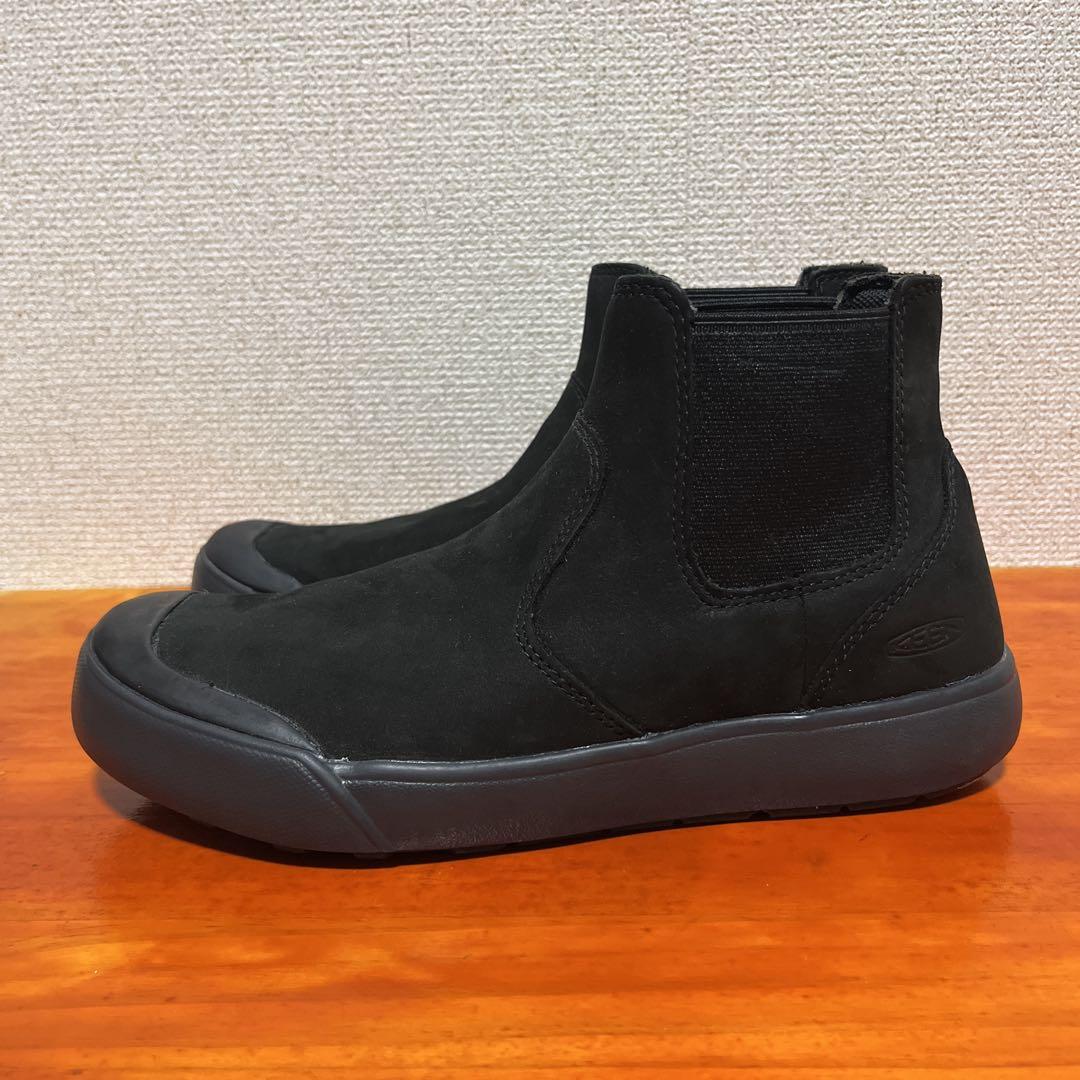 ❀美品 キーン エレナ サイドゴアブーツ 黒 ブラック 24cm ブーツ