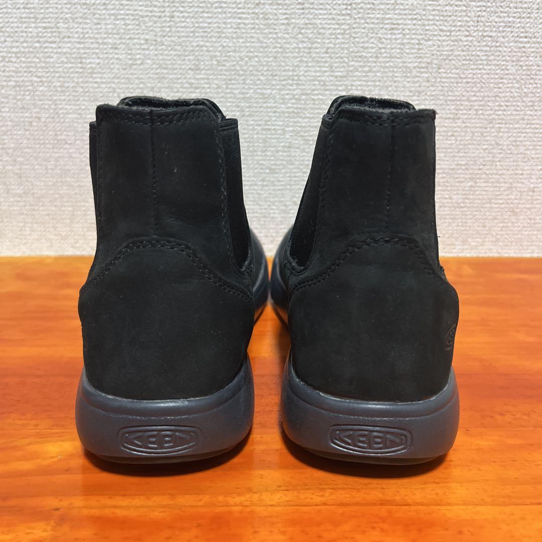 ❀美品 キーン エレナ サイドゴアブーツ 黒 ブラック 24cm ブーツ