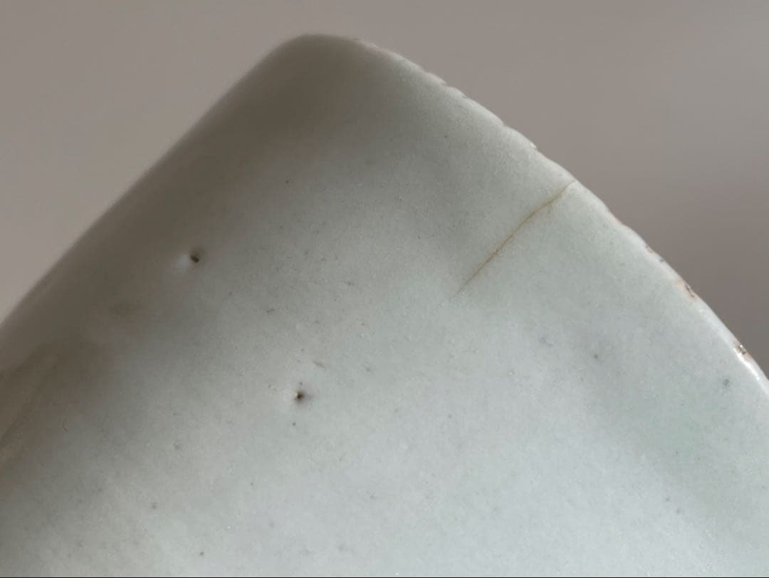 骨董　アンティーク　古伊万里　白磁　蕎麦猪口　ニュウあり