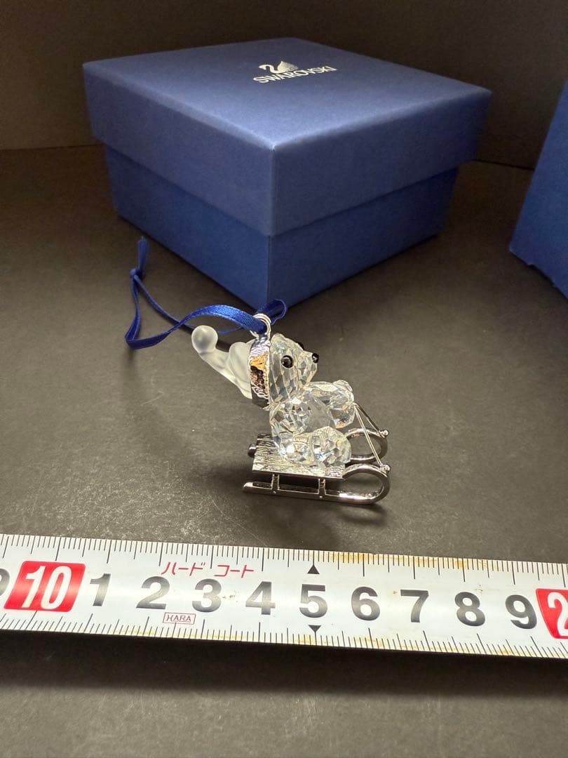 SWAROVSKI　オーナメント　スワロフスキー　クリスベア　ソリ