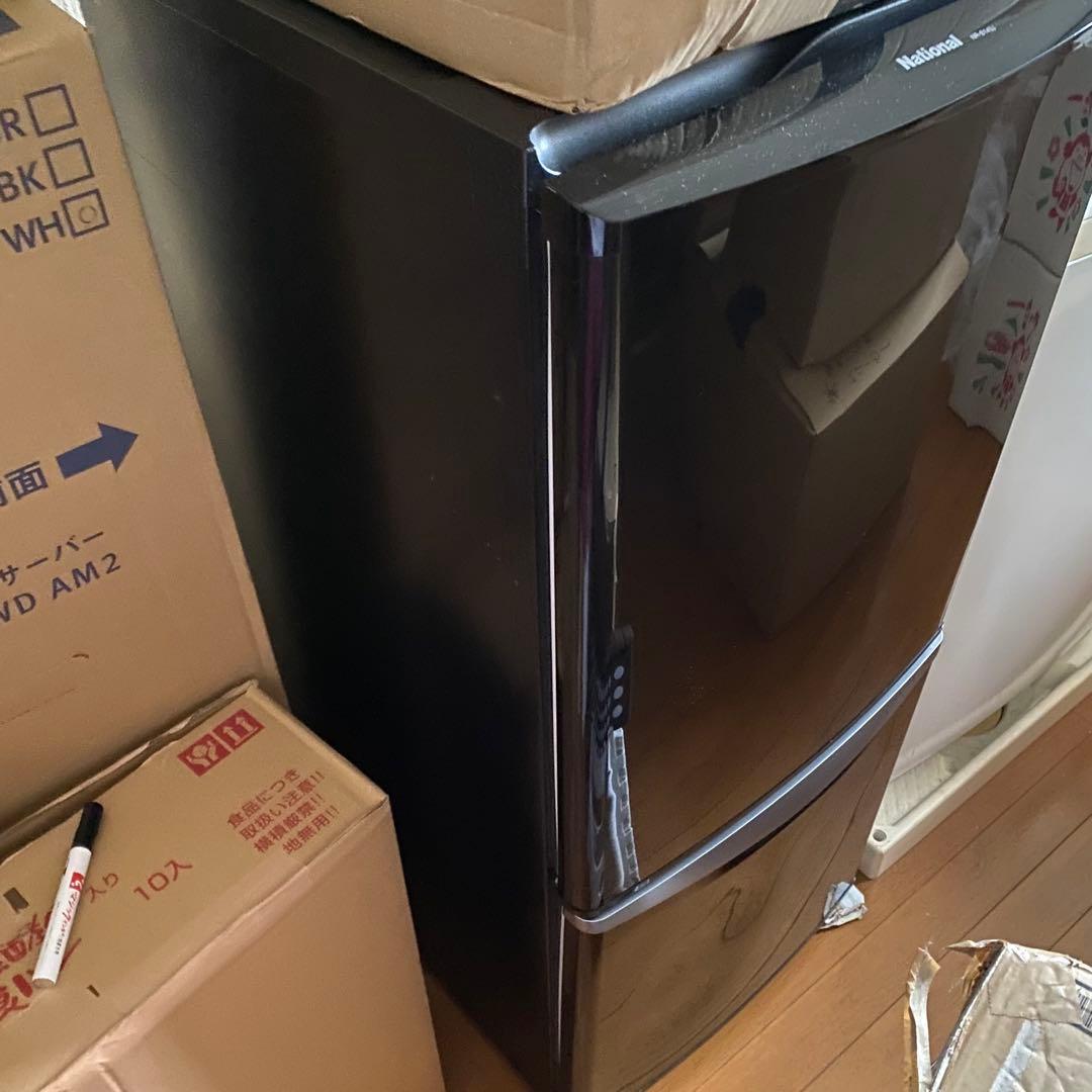 TOSHIBA 洗濯機　National 冷蔵庫2セット