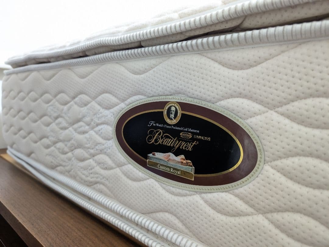 【定価約40万円 美品】シモンズビューティレストカスタムロイヤル★クイーンサイズ
