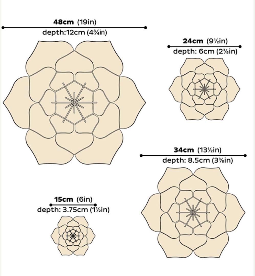 新品☆lovi ロヴィ デコフラワー 34㎝ 北欧インテリア 白樺 フィンランド