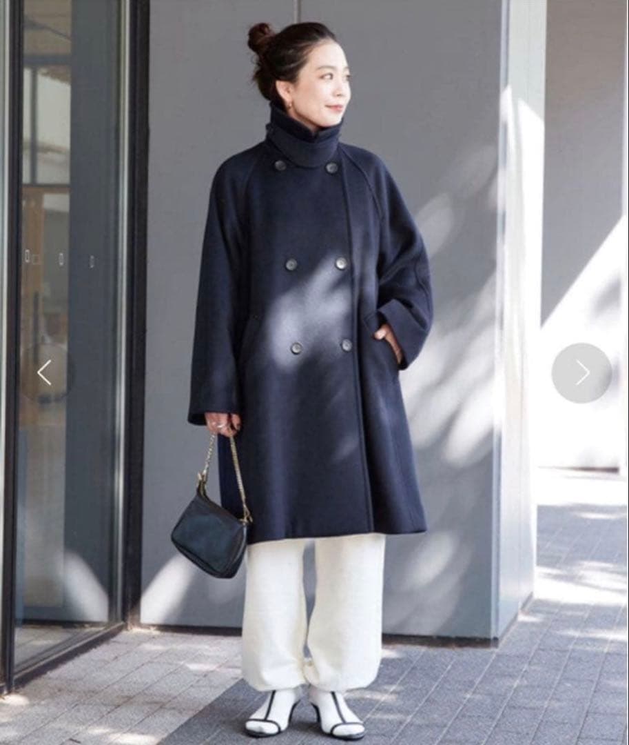 美品♡B.C STOCK シンプリシテェ Wビーバーテントライントレンチコート