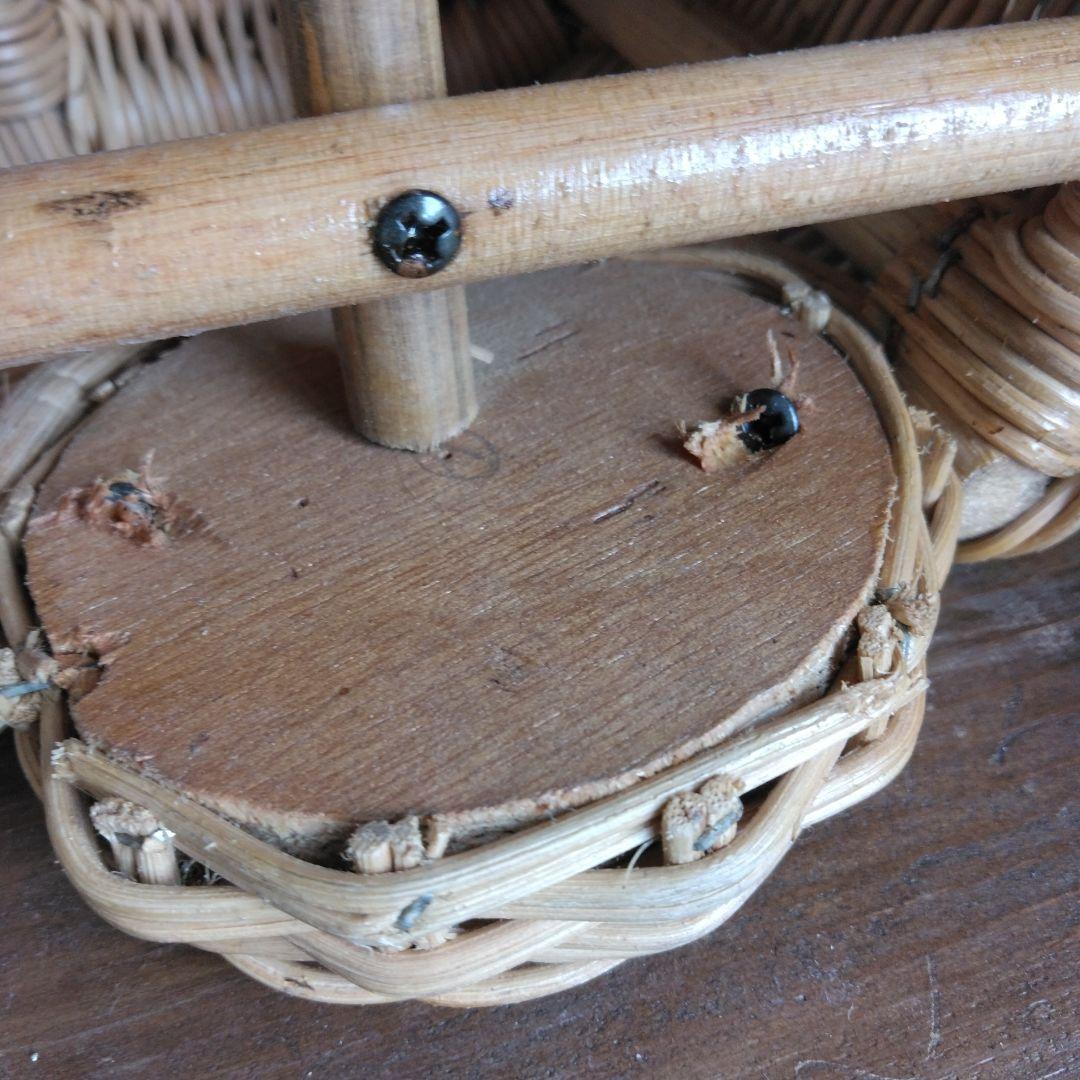 昭和レトロ　ミニ籐 バス インテリア　雑貨　コレクション