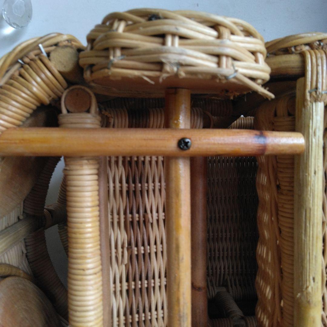 昭和レトロ　ミニ籐 バス インテリア　雑貨　コレクション