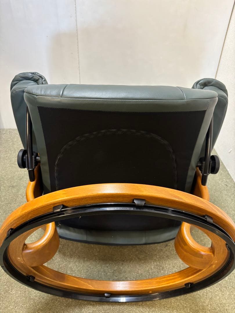 エコーネス　ストレスレスチェア　総本革　パーソナルチェア　オットマンなし