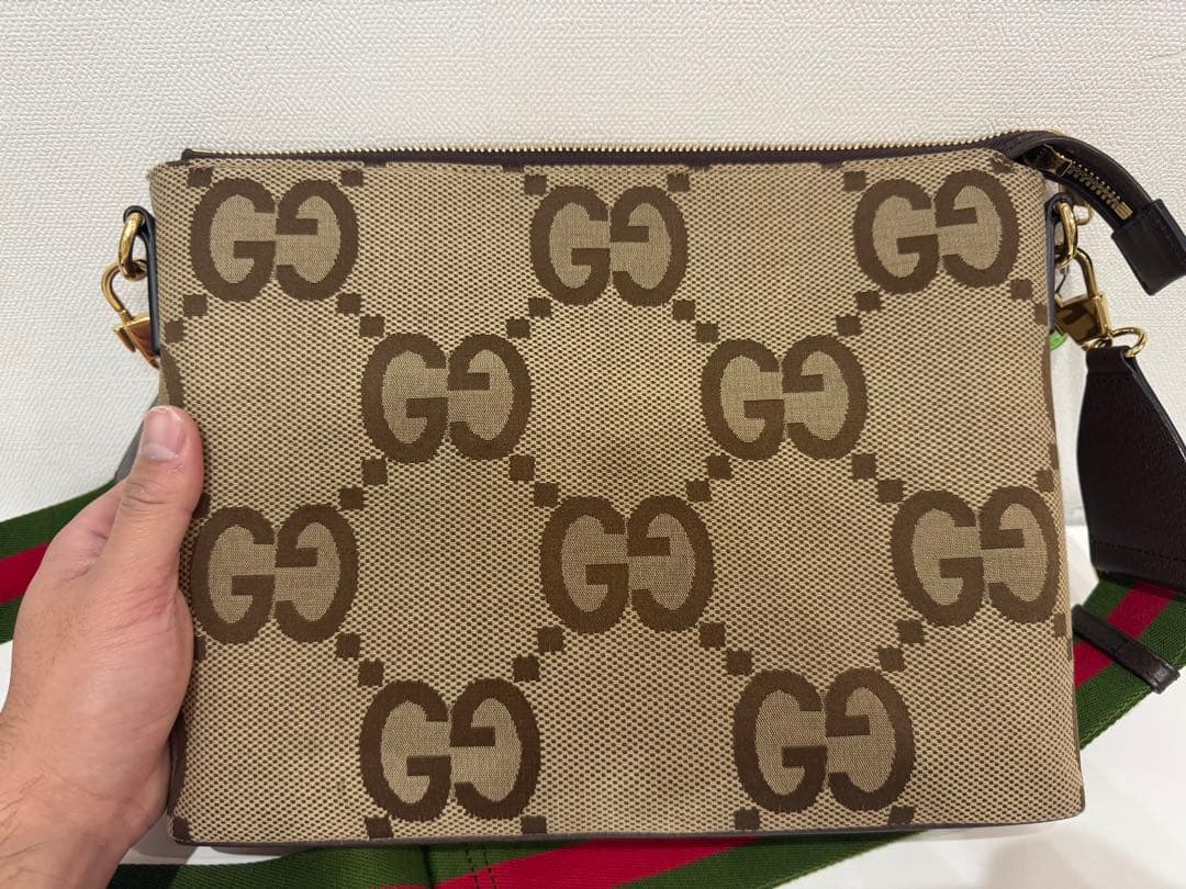 GUCCI ジャンボGG メッセンジャーバッグ
