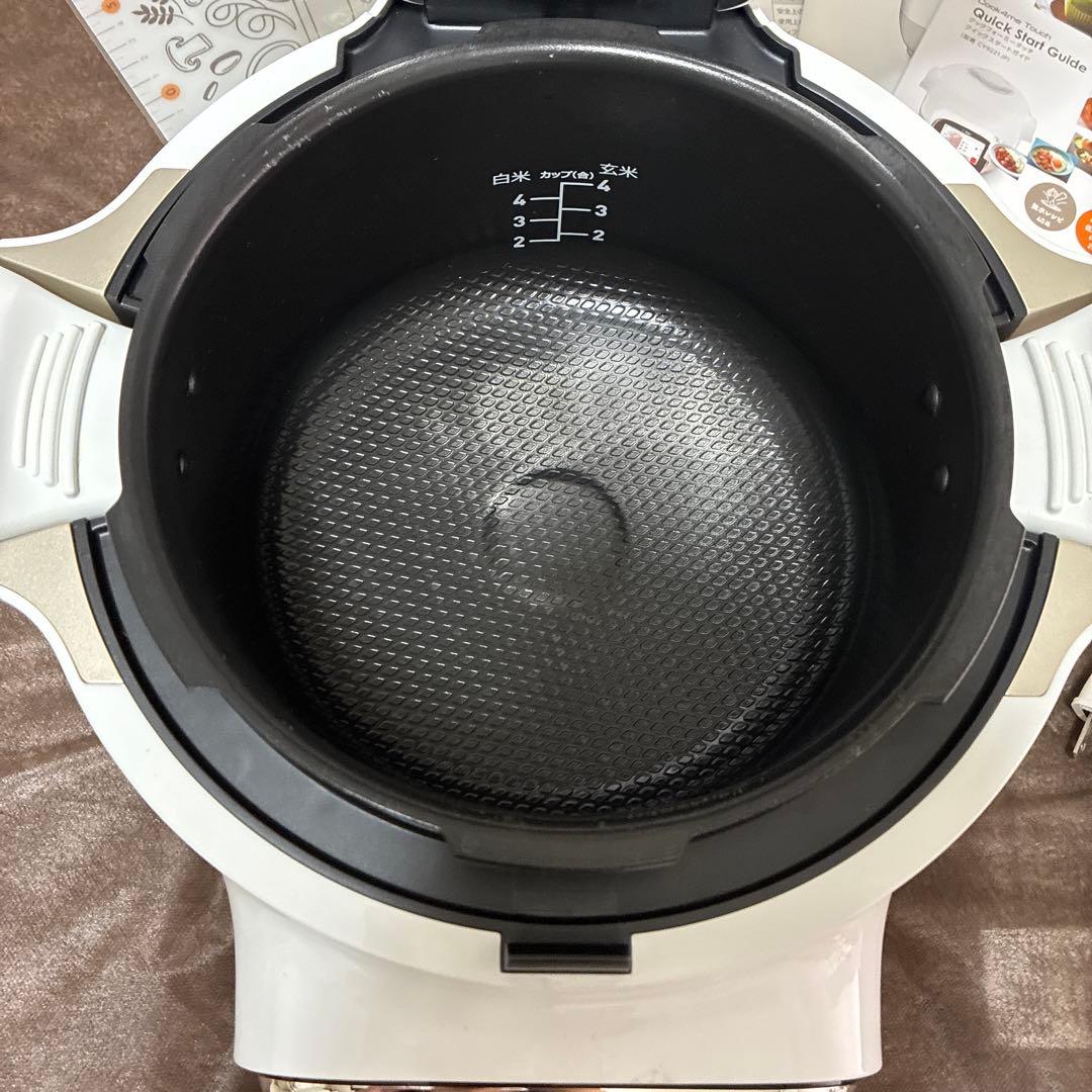 【美品】T-fal Cook4me Touch ホワイト 3L