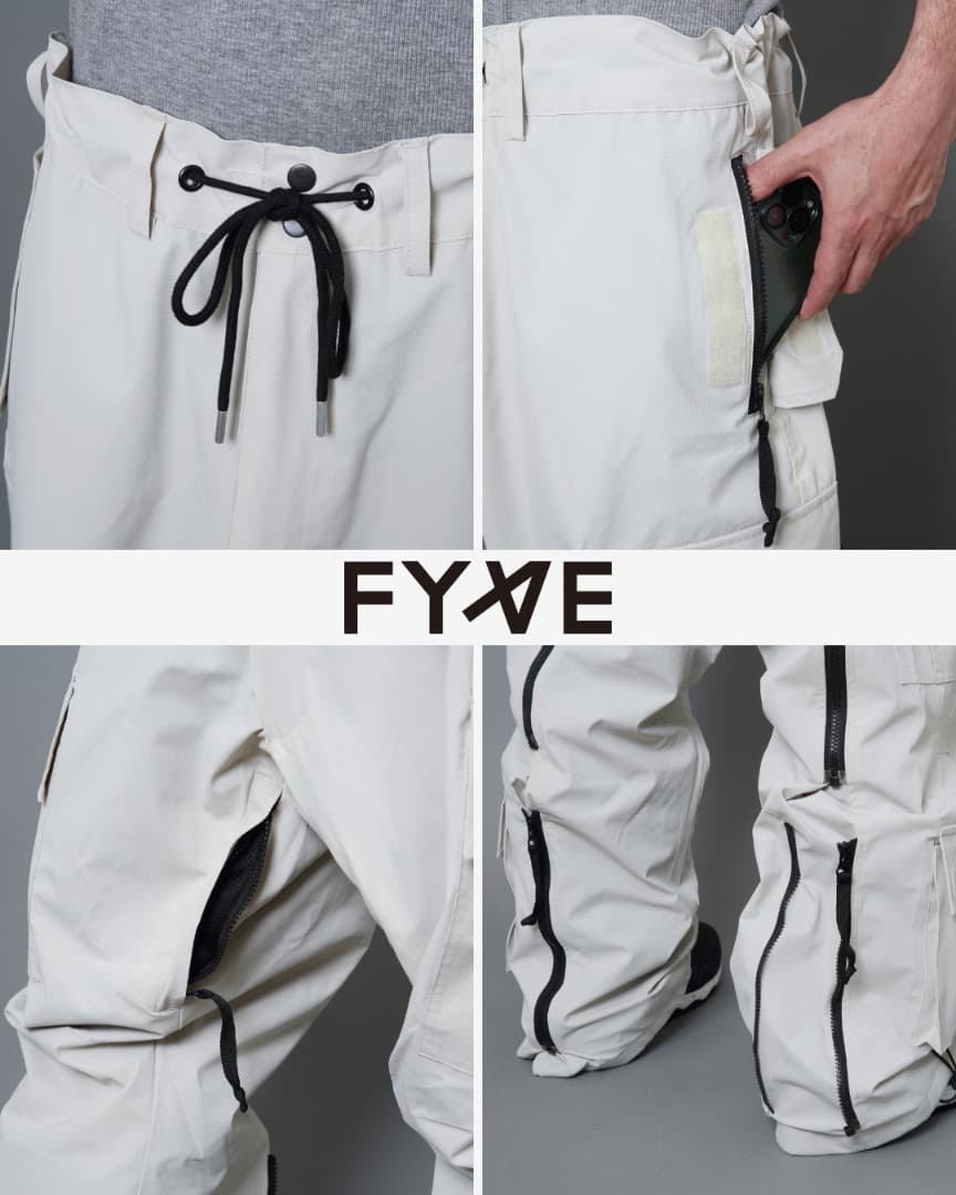 FYVE スノーボードウェア 日本限定 新品 セットアップ ［Lサイズ］グレー