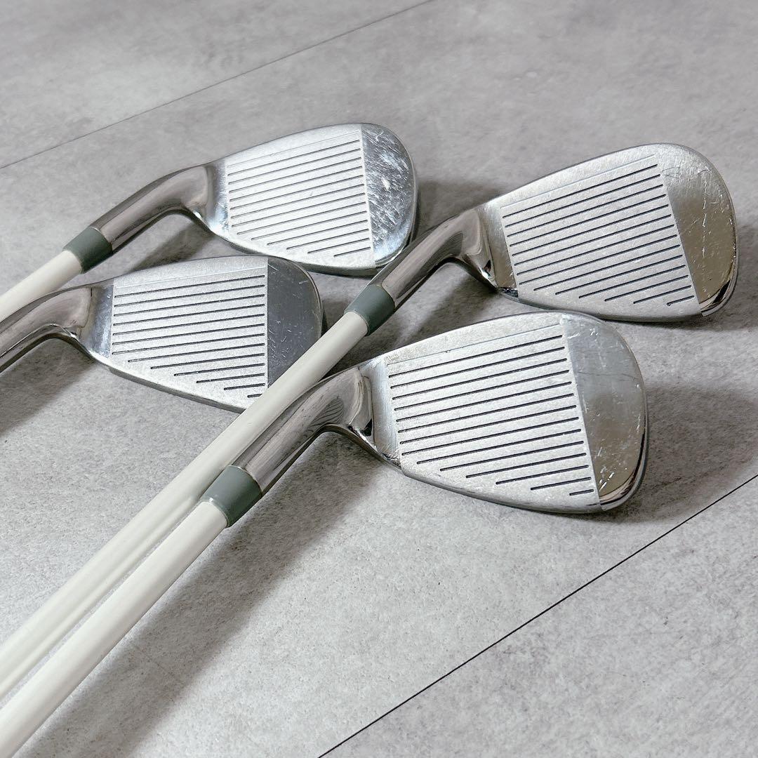 T137 イグニオ ゴルフクラブ レディース セット 白 かわいい 女子 初心者